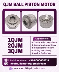 QJM Spherical Piston Hydraulic Motor Manufacturer in Ahmedabad Mumbai Pune Chennai Bangalore Hyderabad Delhi Nashik Kolkata Nagpur Coimbatore India